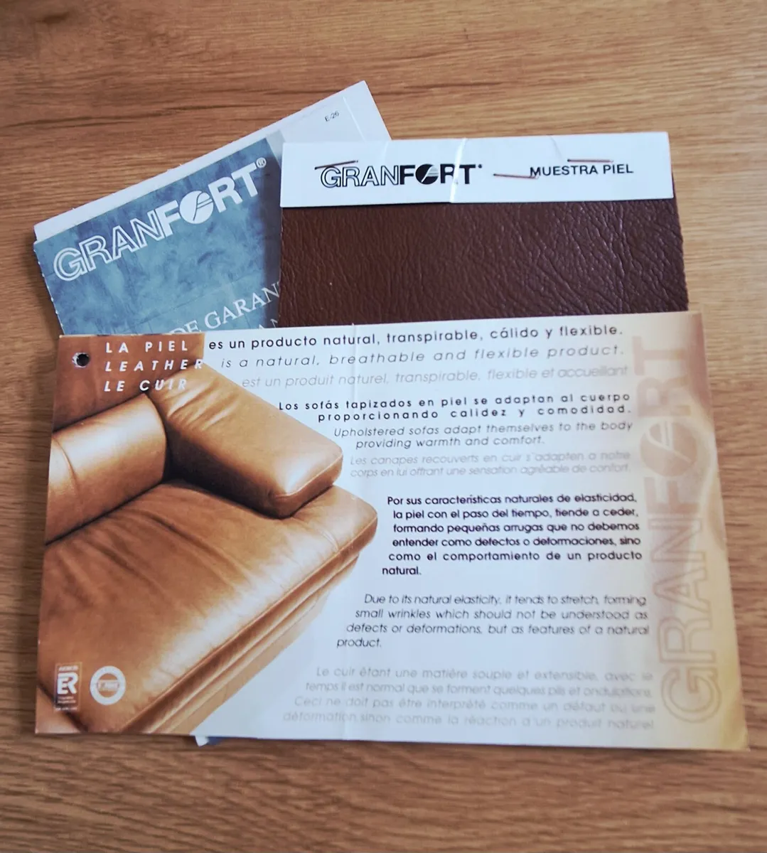 Granfort Sevilla Leather 3 seater & 2 seater sofas - Image 3