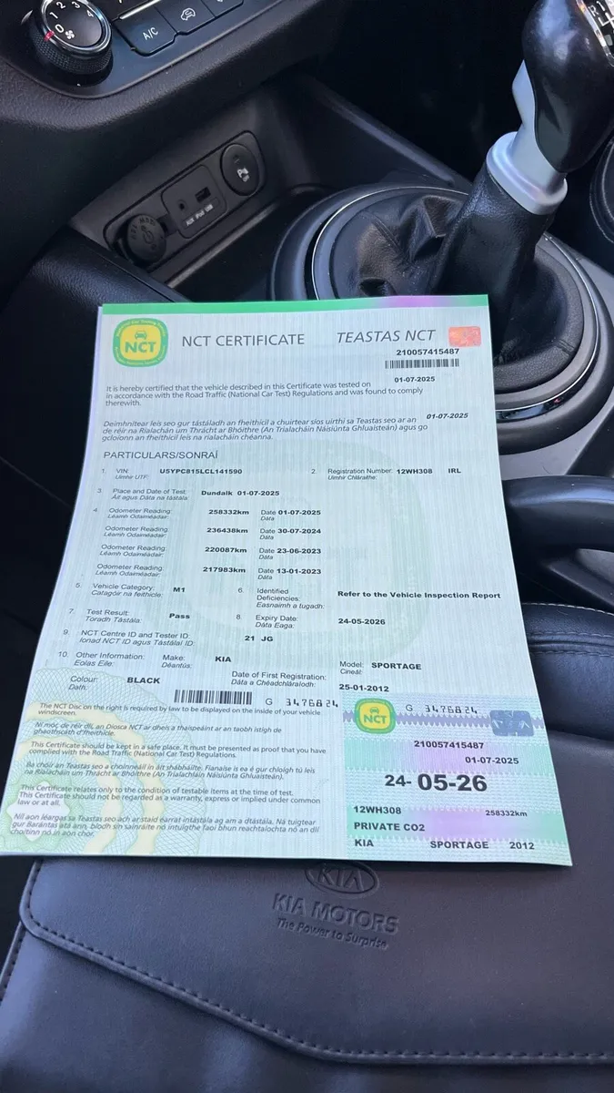 Kia Sportage 2012 TAX + NCT - Image 2