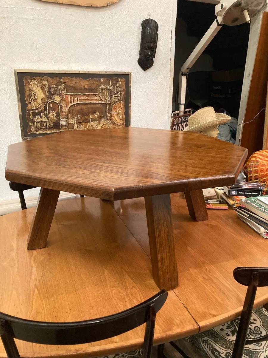 Brutalist Oak Table Warehouse Open Sat 2nd August - Image 2