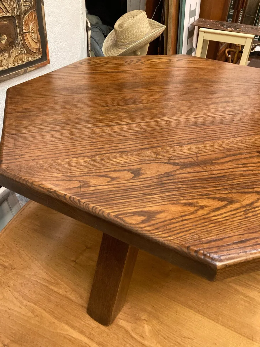 Brutalist Oak Table Warehouse Open Sat 2nd August - Image 4