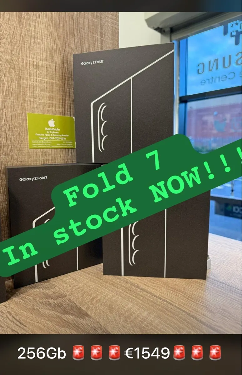 Samsung Fold 7 256Gb New! Unlocked! (Shop D15) - Image 1