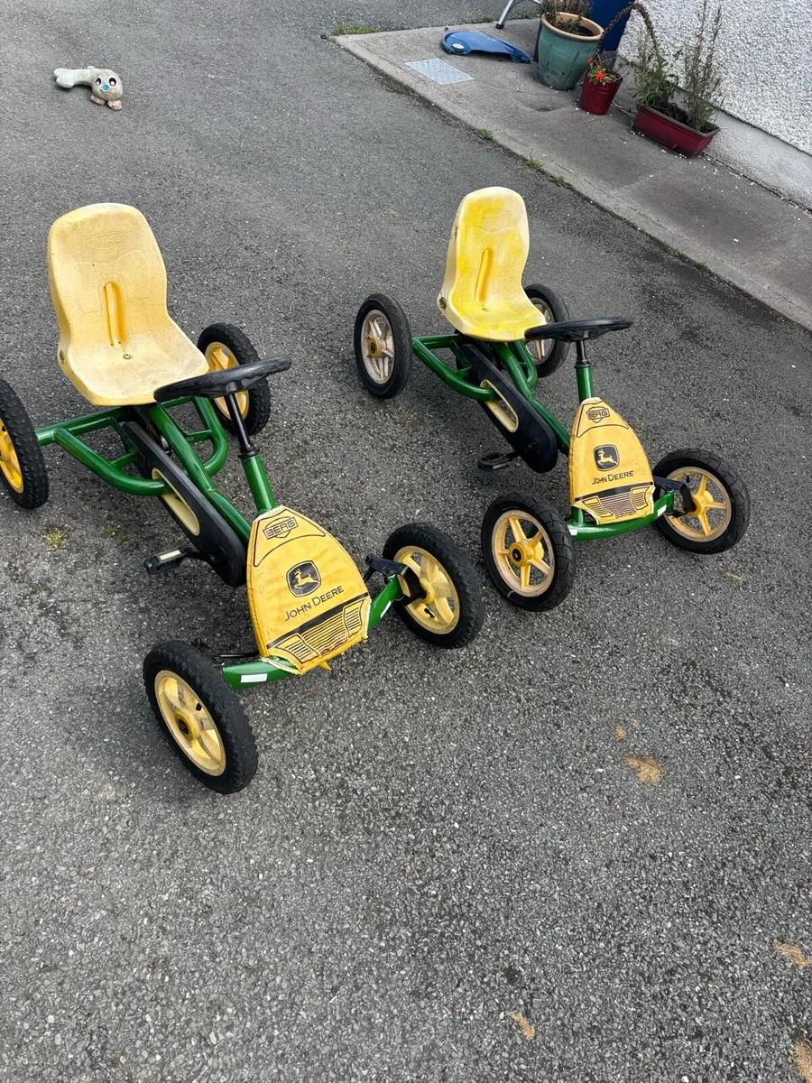 Berg John Deere buddy go karts - Image 1