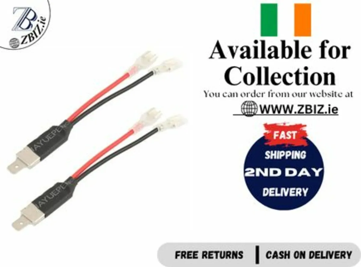 Male Plug LED Headlight Replacement Single Diode - Image 1