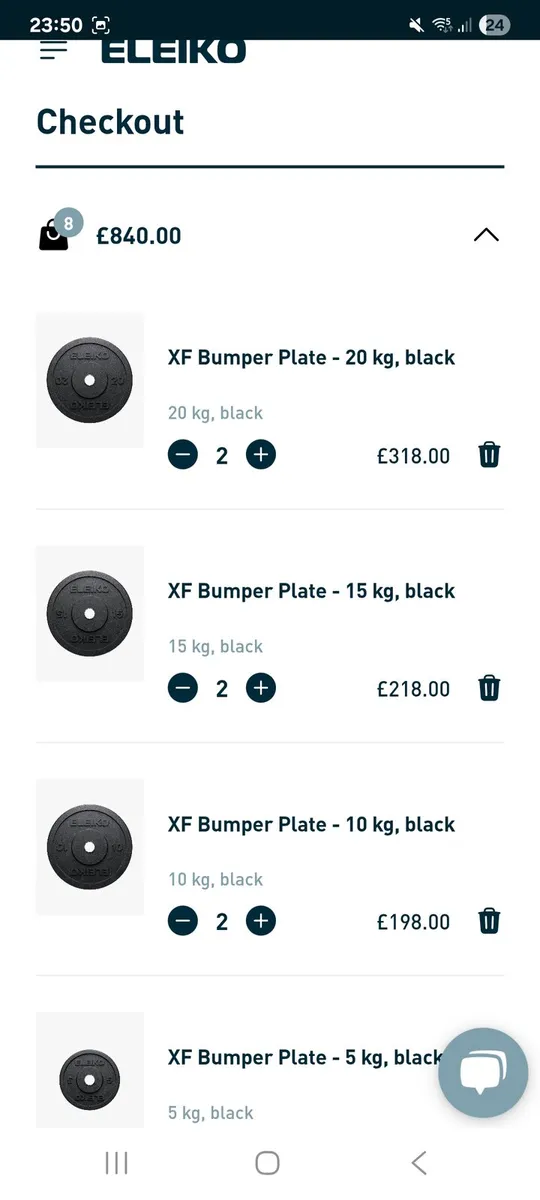 Eleiko Olympic Bumber Plates - Gym equipment - Image 3