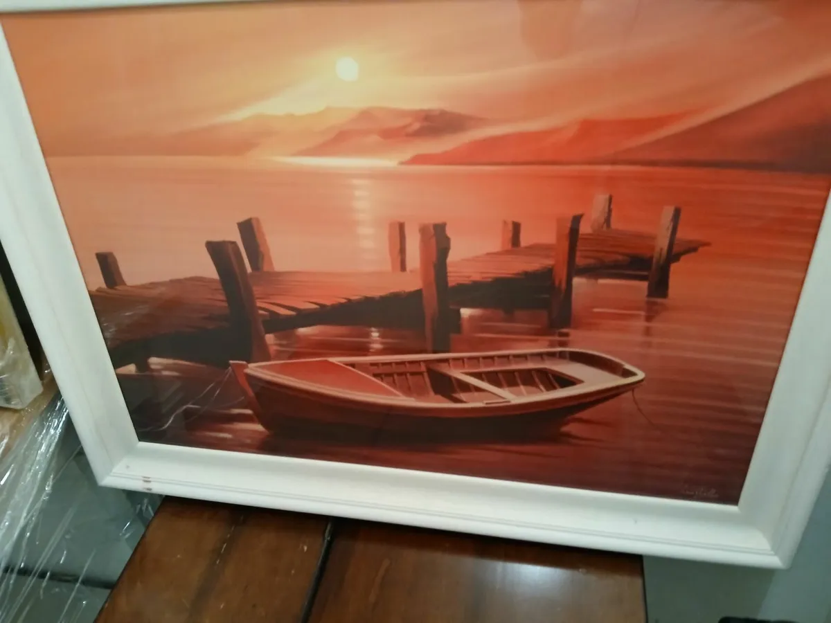 Original oil painting 🖼 framed connamara - Image 1