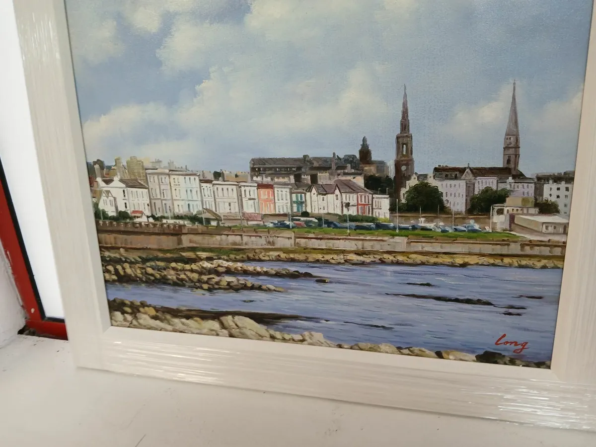 Originsl oil painting..dun laoghlire..delivered - Image 4