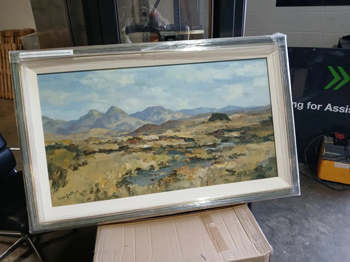 Original oil painting 🖼 framed connamara - Image 4
