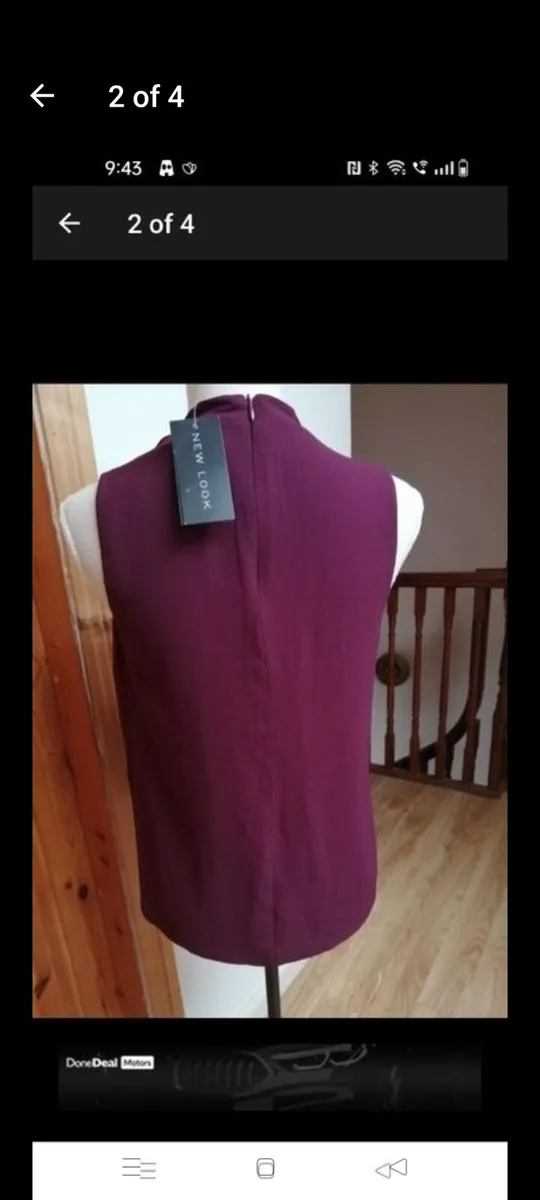 New look wine sleeveless top. New with tags - Image 2