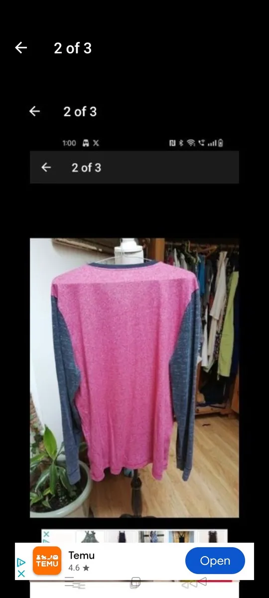 Men's HOLLISTER long sleeve top size medium. - Image 2