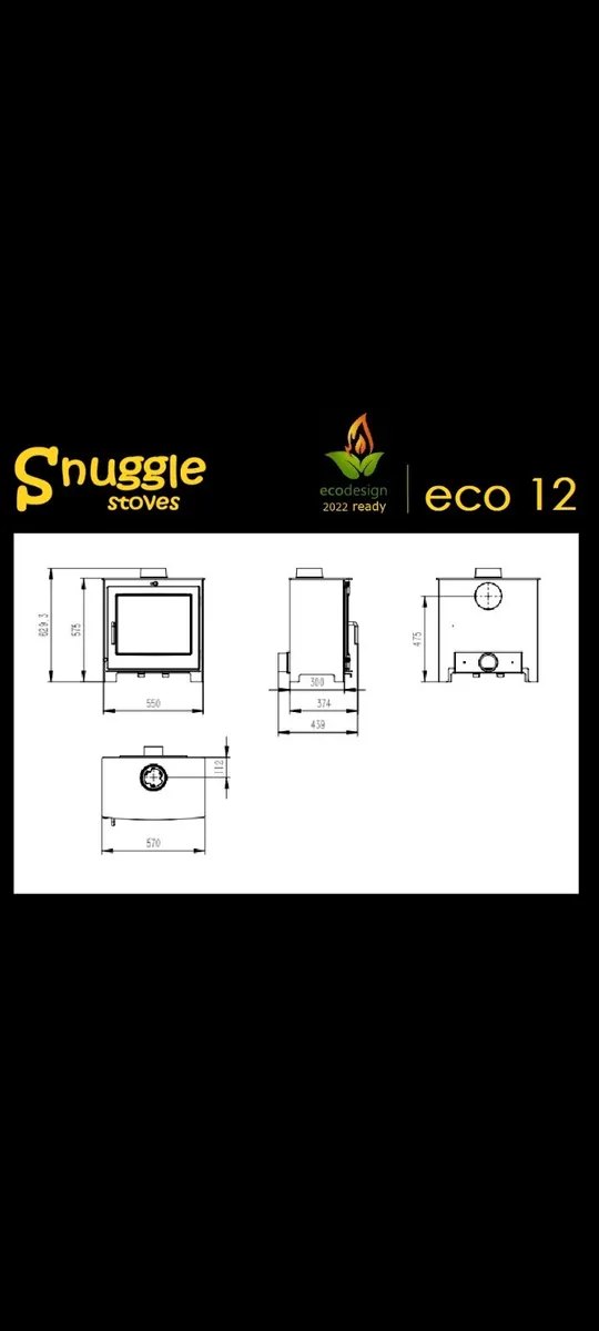 External air supply stove 12kw - Image 3