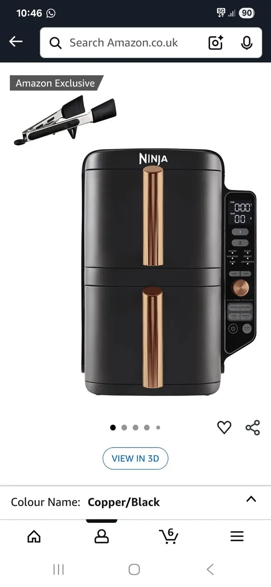 Ninja Air Fryer Double Stack XL (brand new) - Image 4
