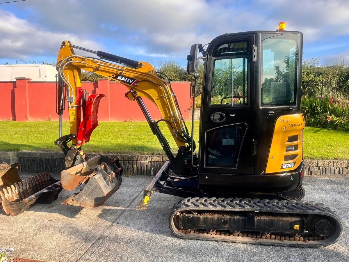 Sany sy26u for sale only 366 hrs - Image 3