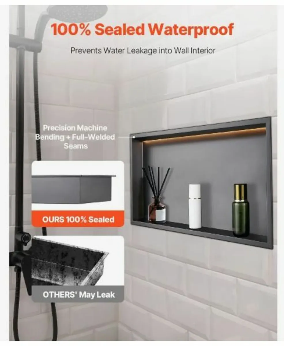 Shower Niche 33.0x63.5x10.2 cm - Image 4