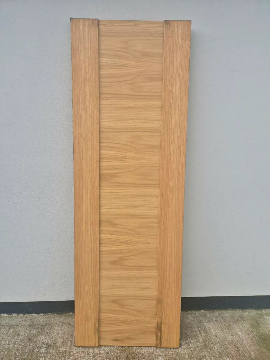 Oak Shaker Door adjustable Width  78x26