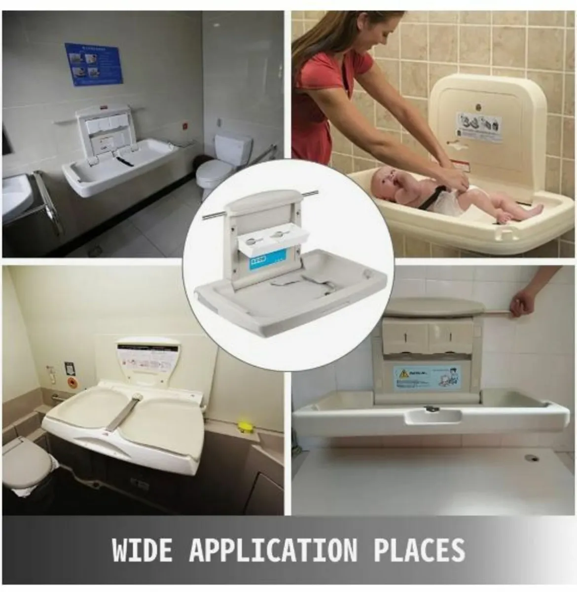 Horizontal Baby Changing Table Wall-mounted Baby - Image 4