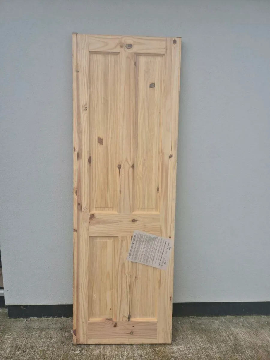 Solid  Pine 4 Panel Door 78x26