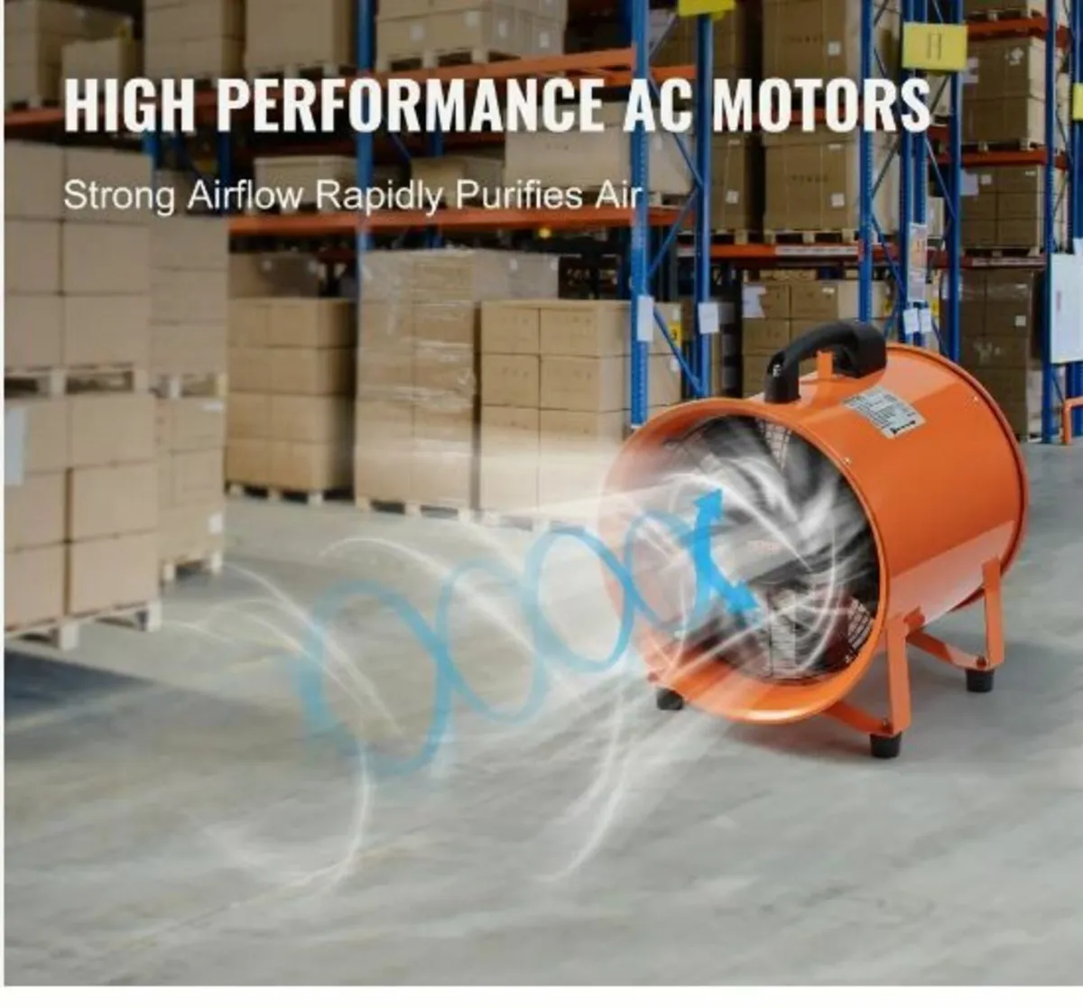 304.8mm Portable Extractor Fan Blower 10m Duct - Image 2