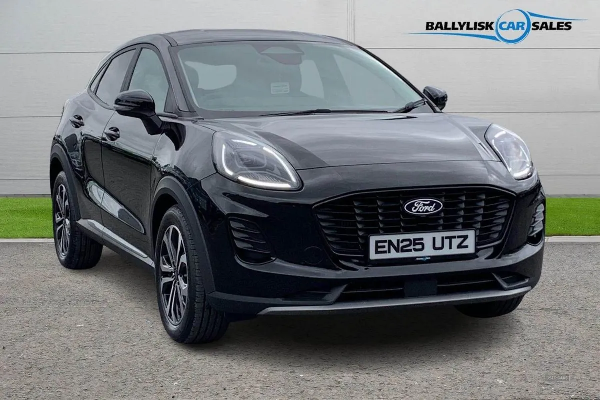 Ford Puma 1.0t 125PS Titanium in Black  only 370 - Image 1