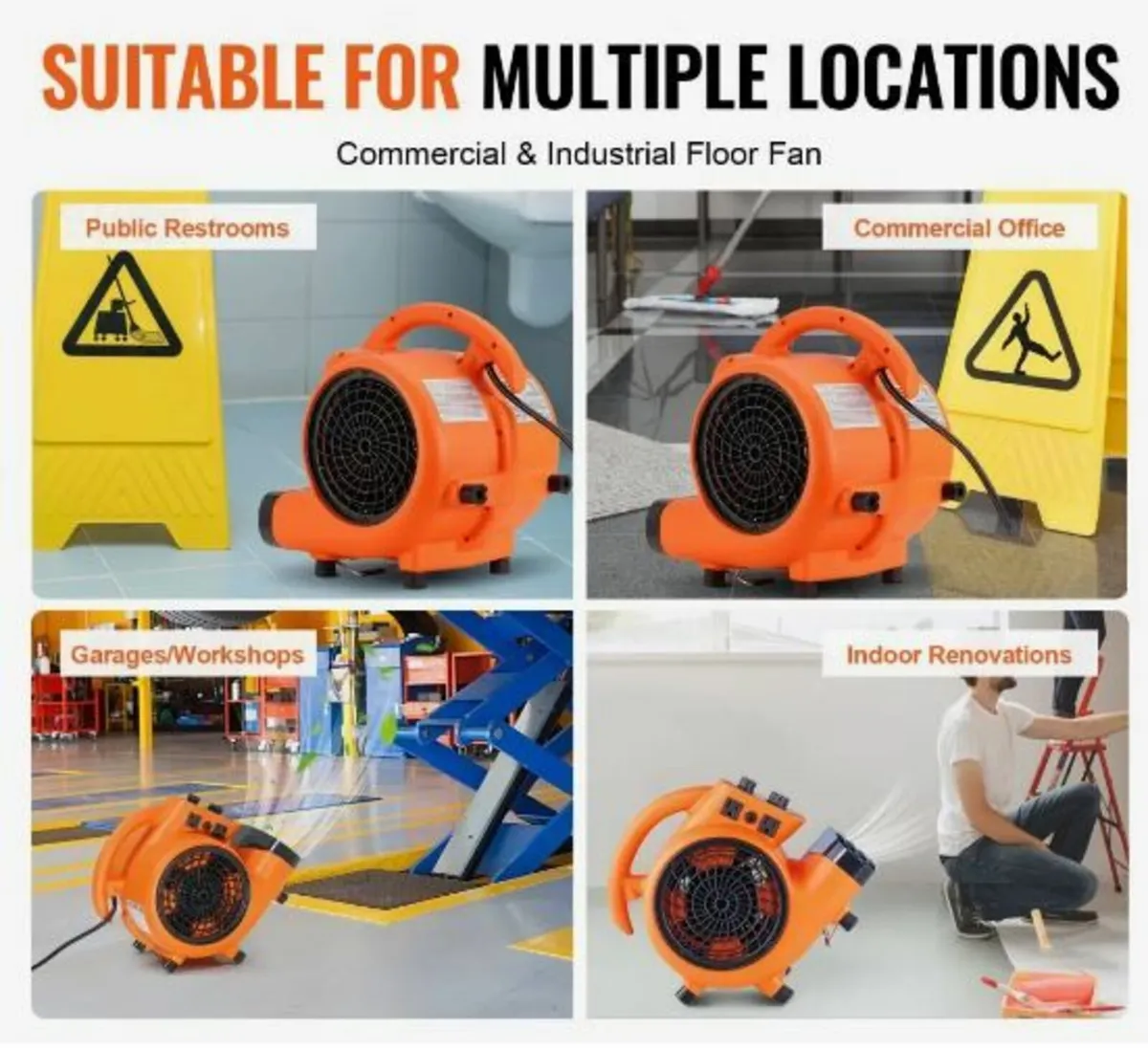 Floor Blower 1380 RPM 1000 CFM Air - Image 3