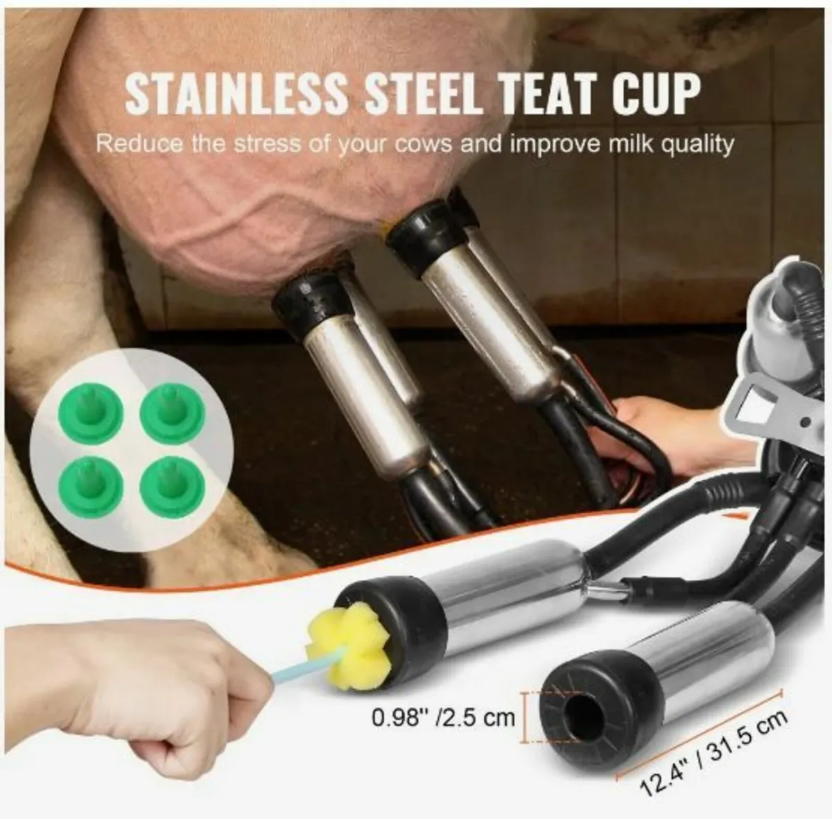 Electric Cow Milking Machine Milking - Image 3