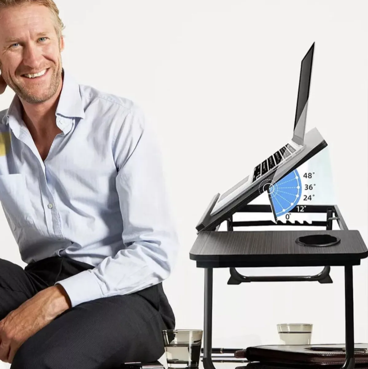 Folding Laptop Table Portable Desk NEW - Image 1