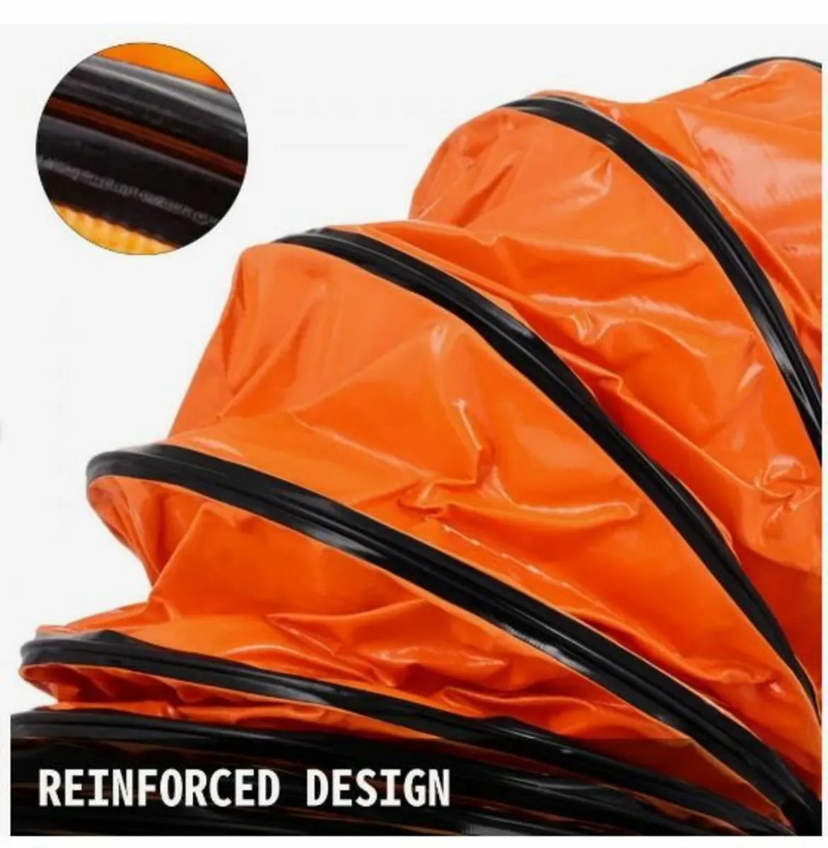 10 M/32ft PVC Flexible Duct Hosing for 300 MM/12 - Image 4