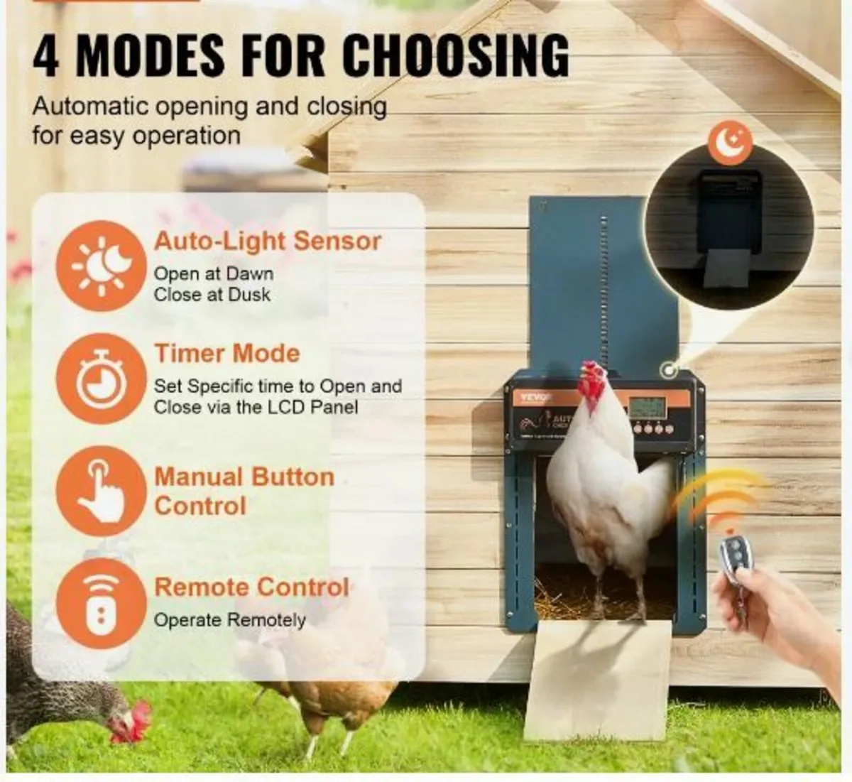 Automatic Chicken Coop Door Auto Chicken - Image 4
