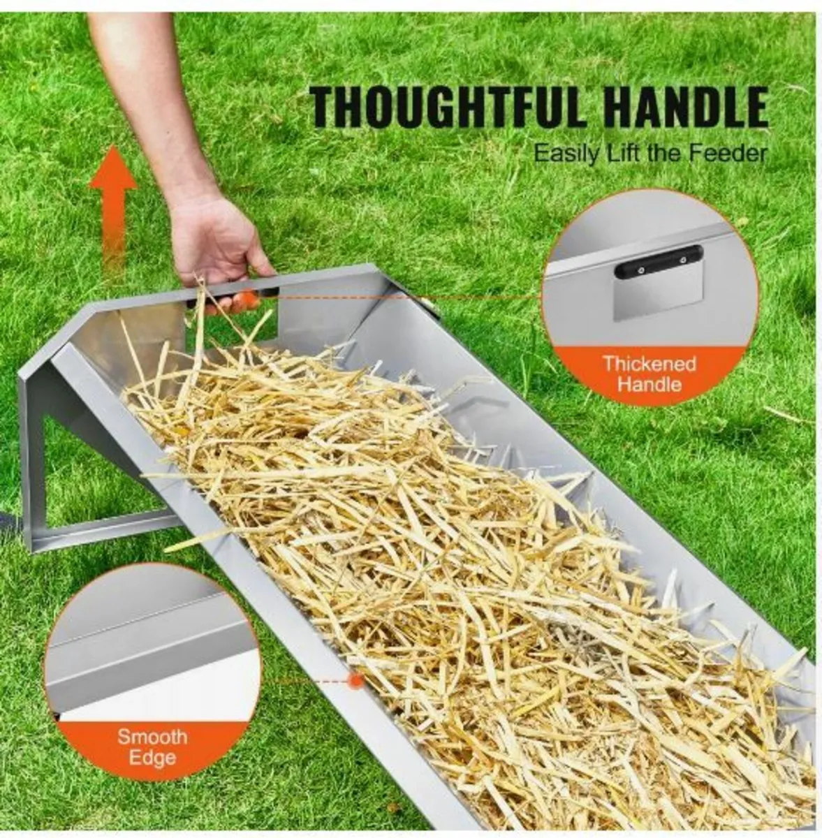 Livestock Feeding Trough 22 Gallon Capacity - Image 2