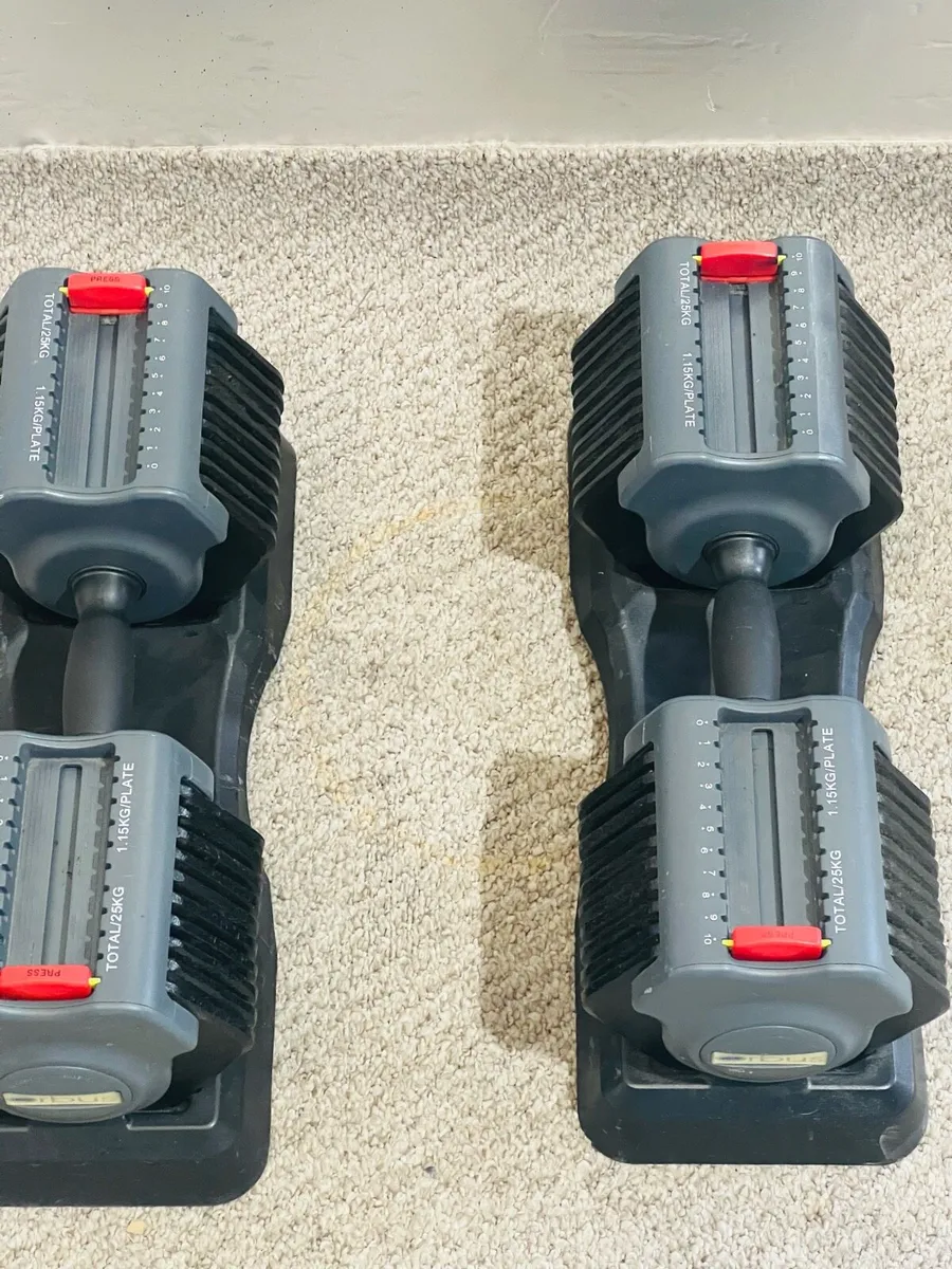 25 KG ADJUSTABLE DUMBBELLS - Image 3