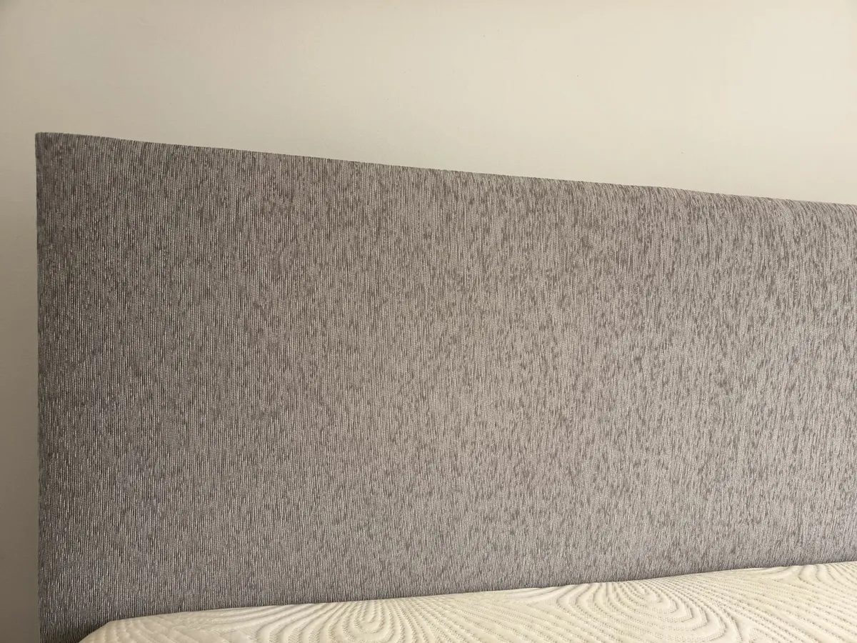 Sealy King Size Bed Frame and Headboard - Image 1