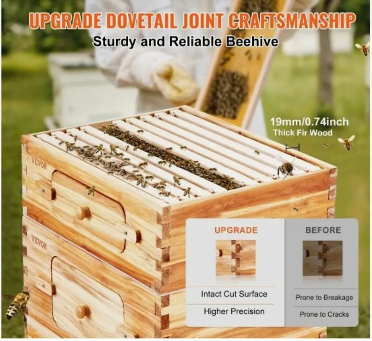 Bee Hive 40 Frame Bee Hives Starter Kit - Image 2