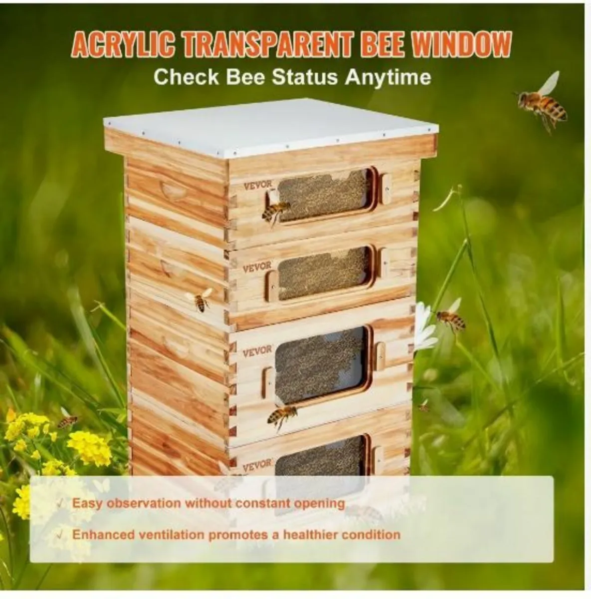Bee Hive 40 Frame Bee Hives Starter Kit - Image 3