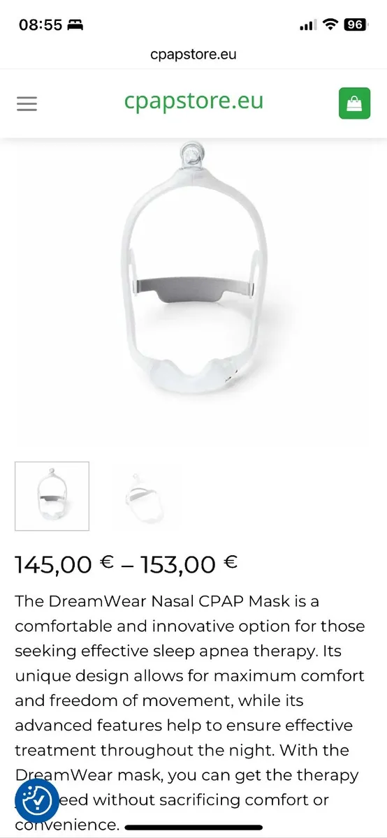 BRAND NEW Philips Dreamwear Nasal CPAP Mask - Image 2