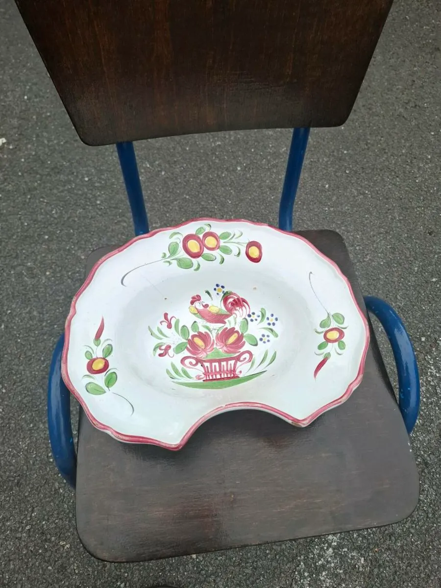 Old barber plate