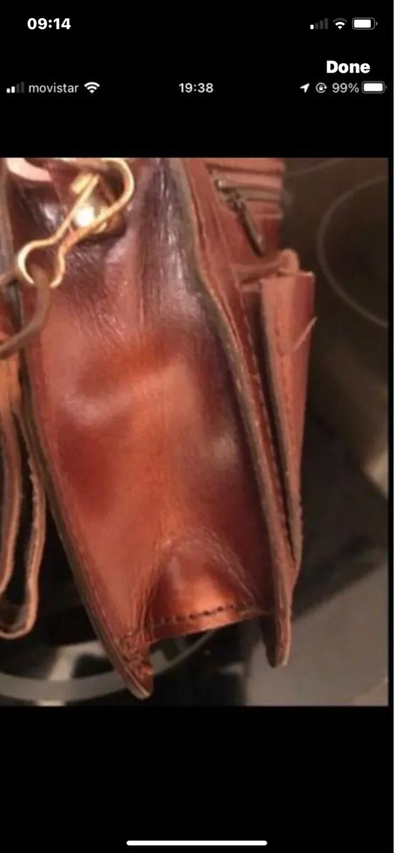 Leather Wrist Bag - Image 3