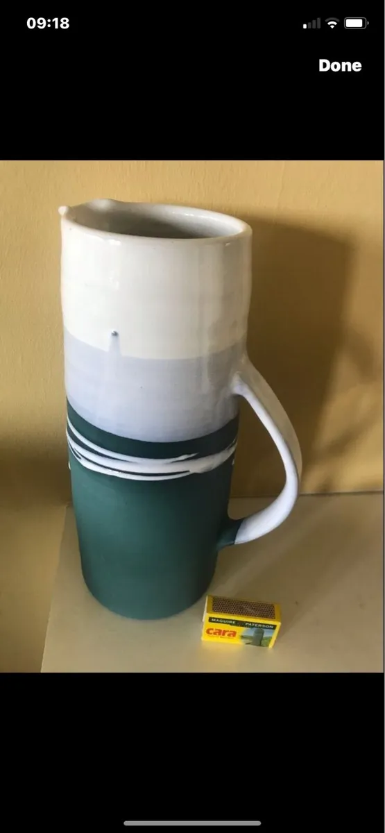Large Paul Moloney Pottery Jug- NEW - Image 1