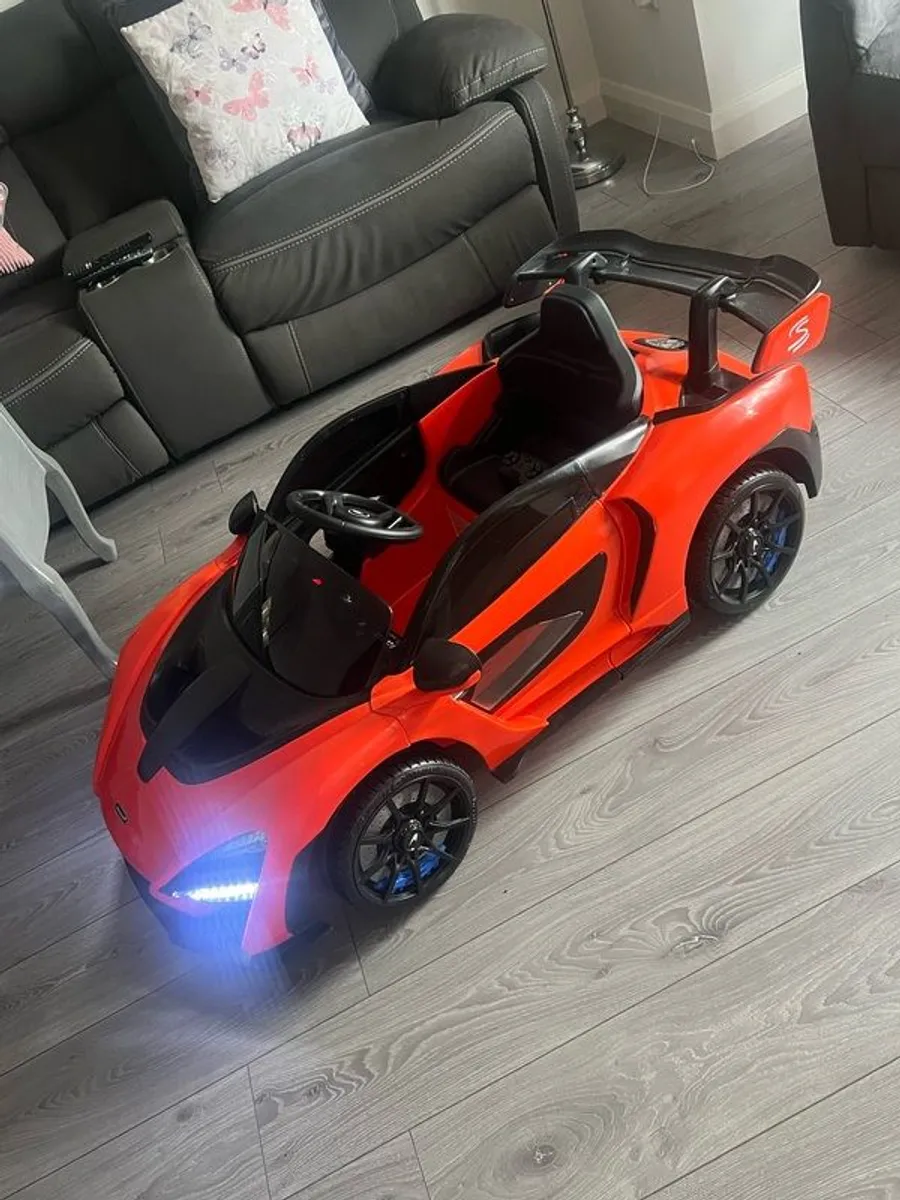 Electric car McLaren Senna ride on car - Image 1