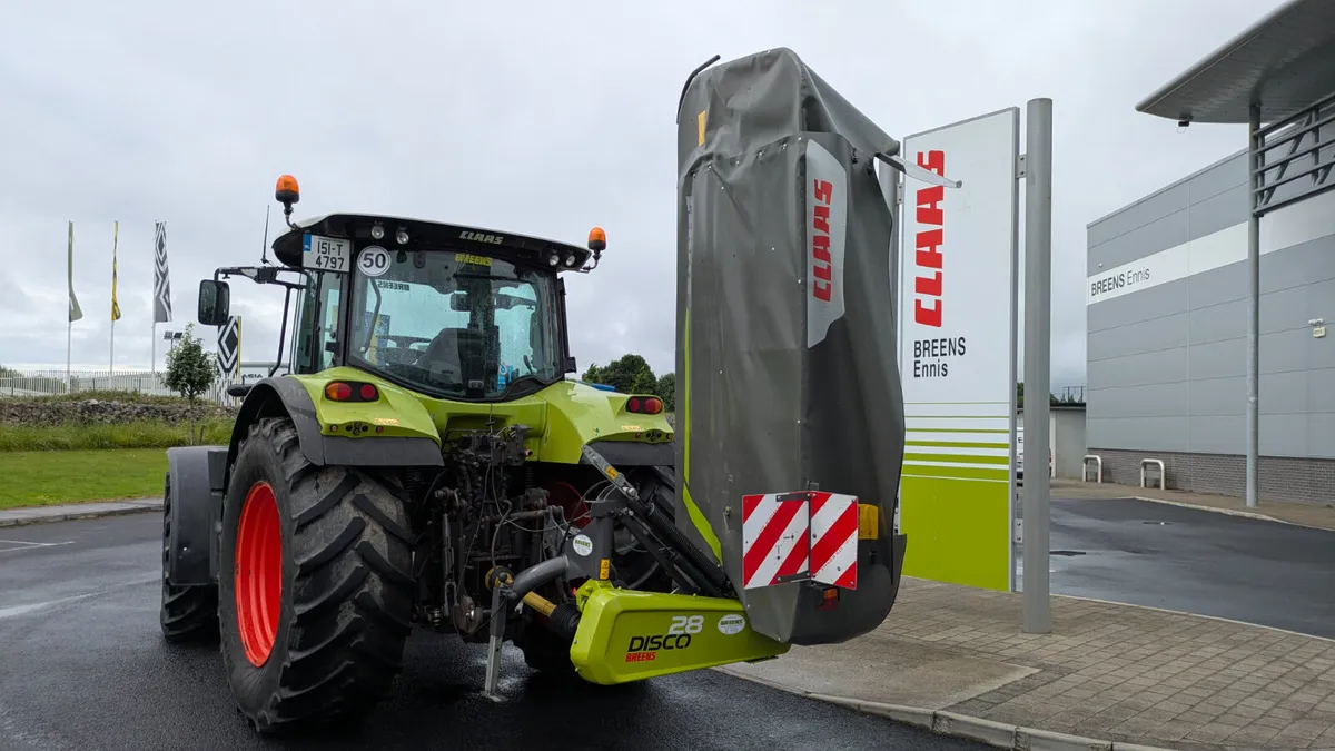 Mint Claas Disco 28 disc mower. - Image 1