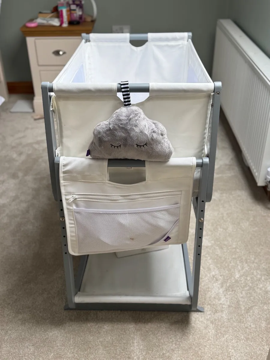 Snuzpod4 next to bed crib - Image 3