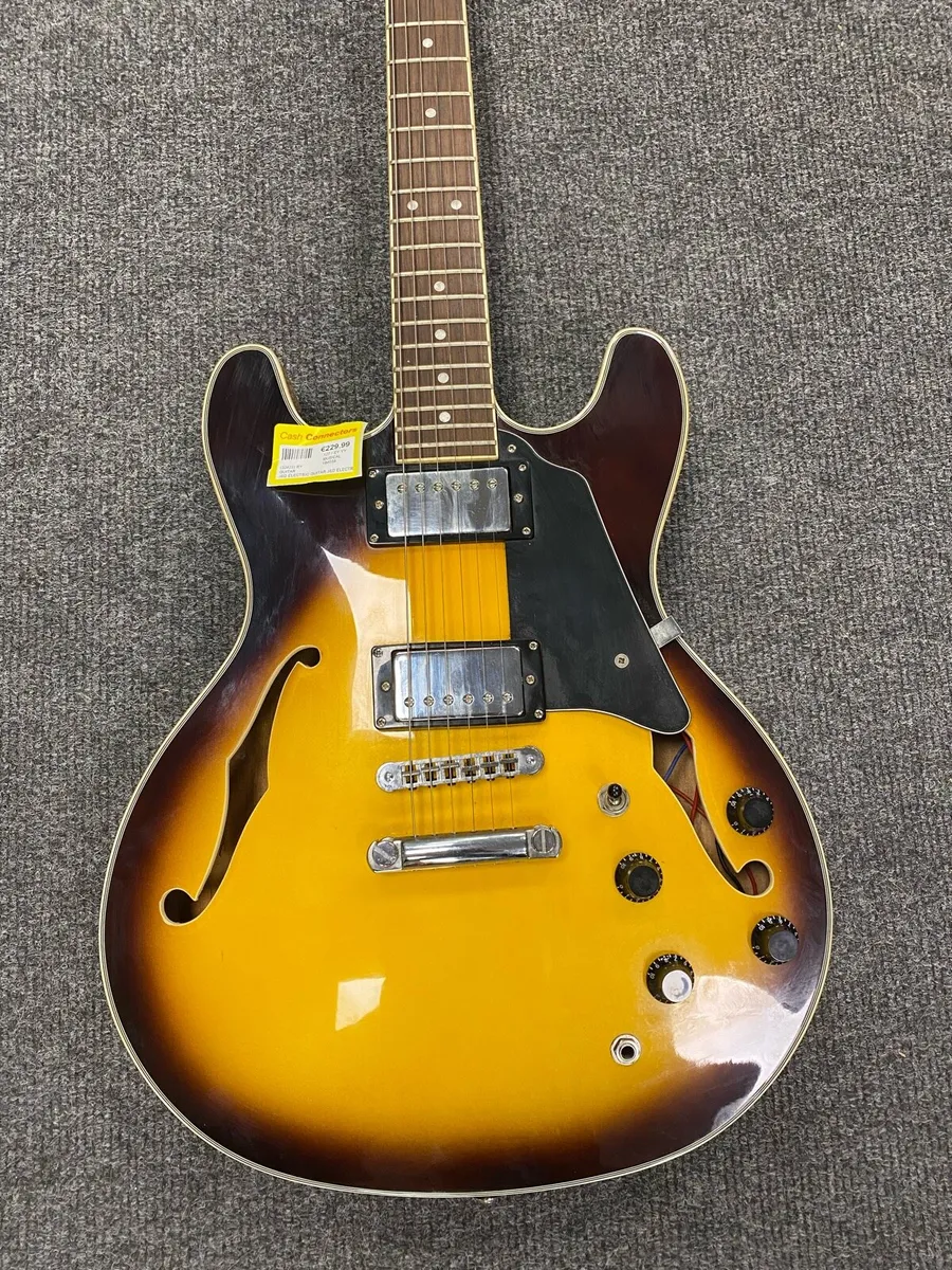 J&D Hollow Body Electric Guitar - Image 2