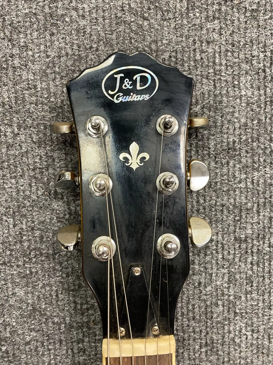 J&D Hollow Body Electric Guitar - Image 3