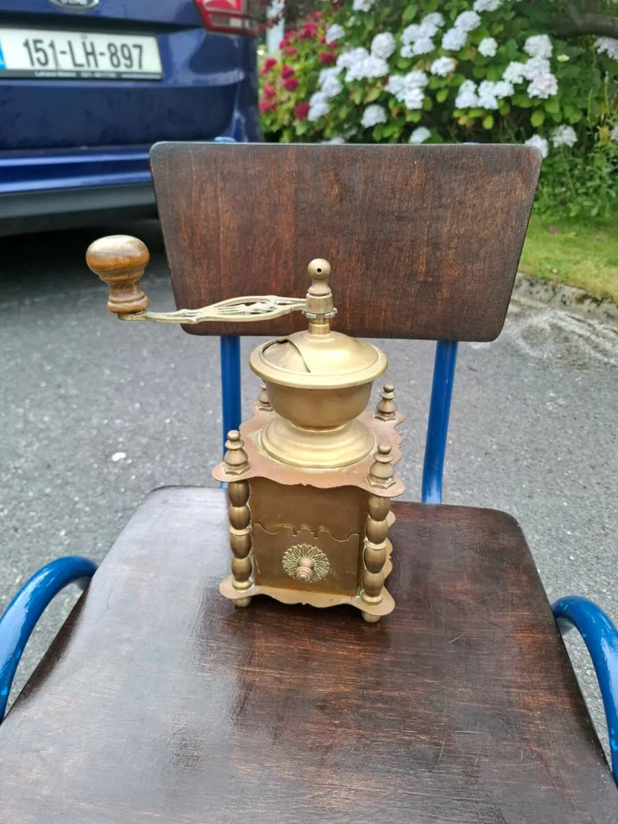 Brass coffee grinder postage possible
