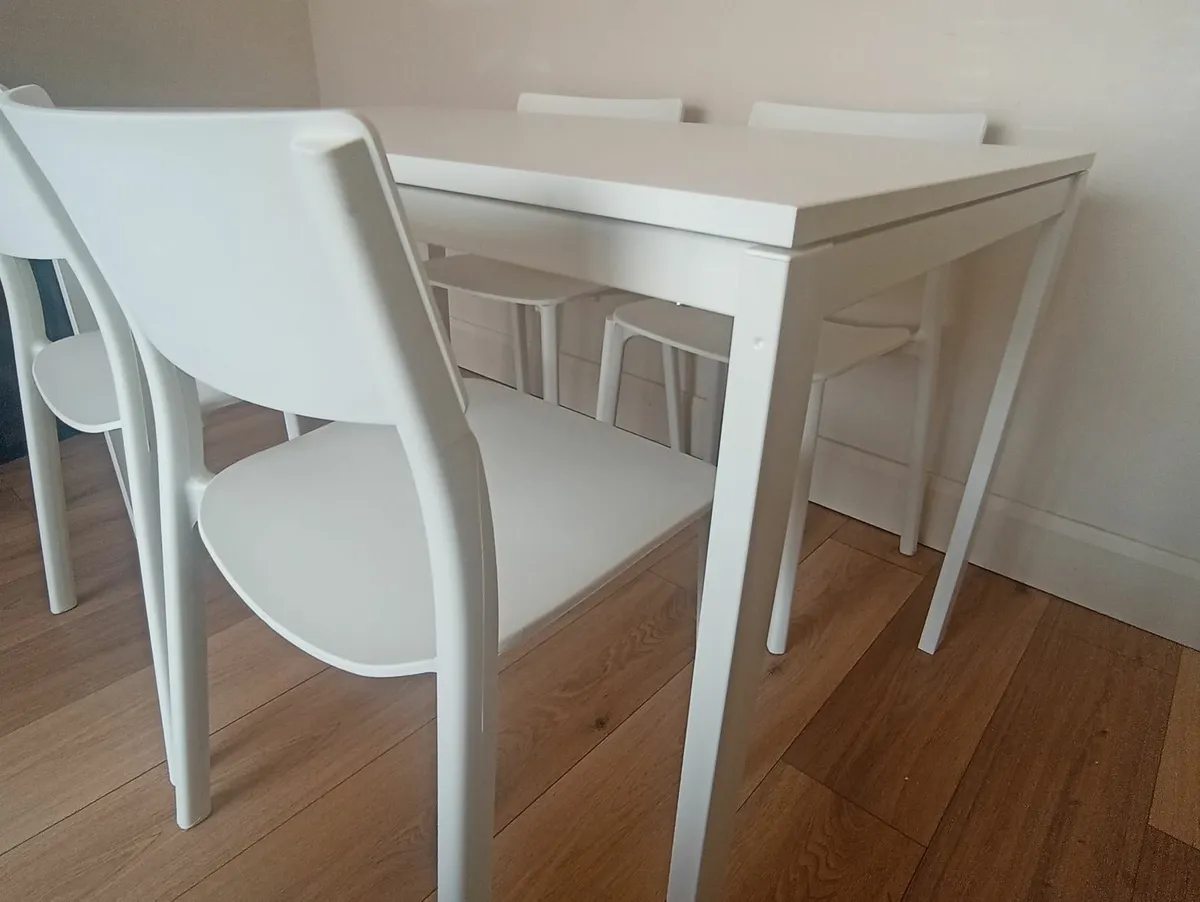 IKEA Kitchen/Dining table and 4 chairs - Image 4