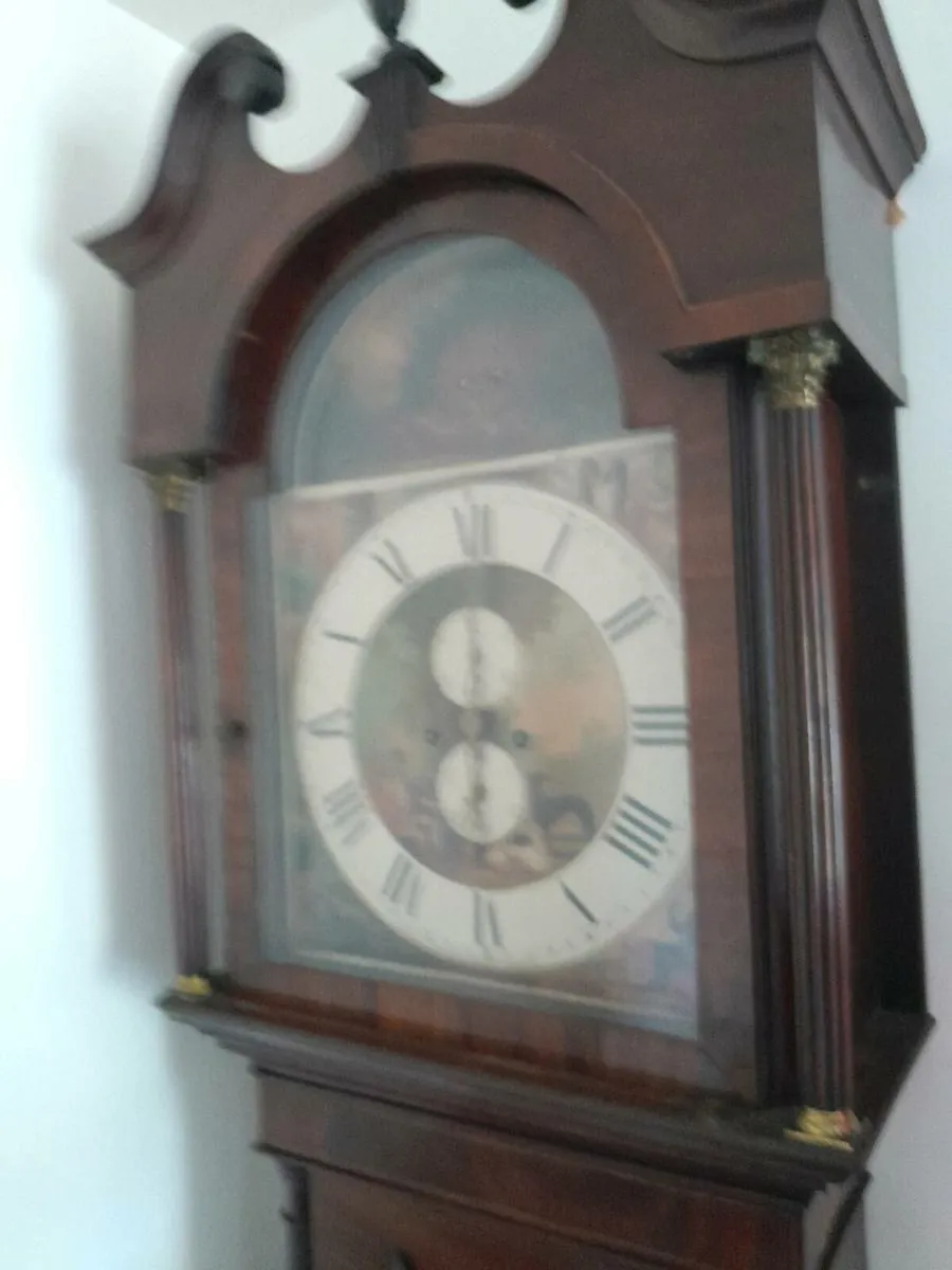 Granfarher clock  8 foot2 - Image 3