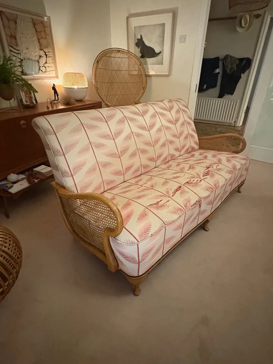 1950s sofa & 2 chairs - Image 1