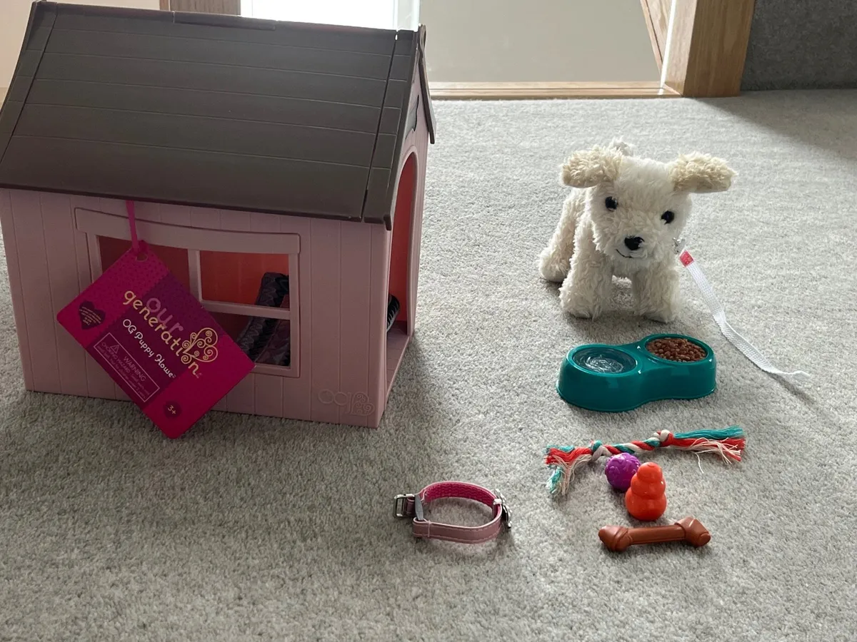 Our Generation deluxe dog house - Image 2