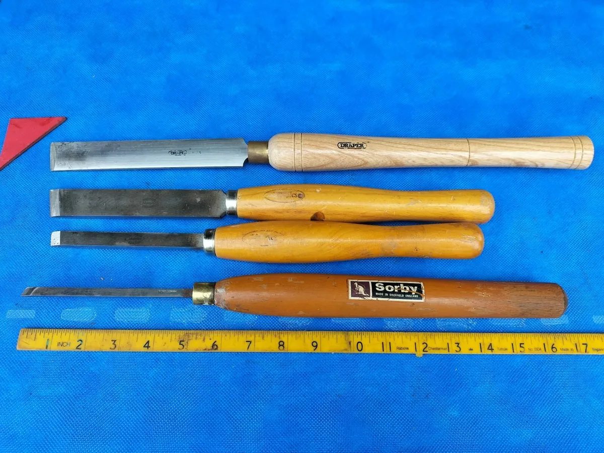 Woodturners Skew Chisels - Image 1