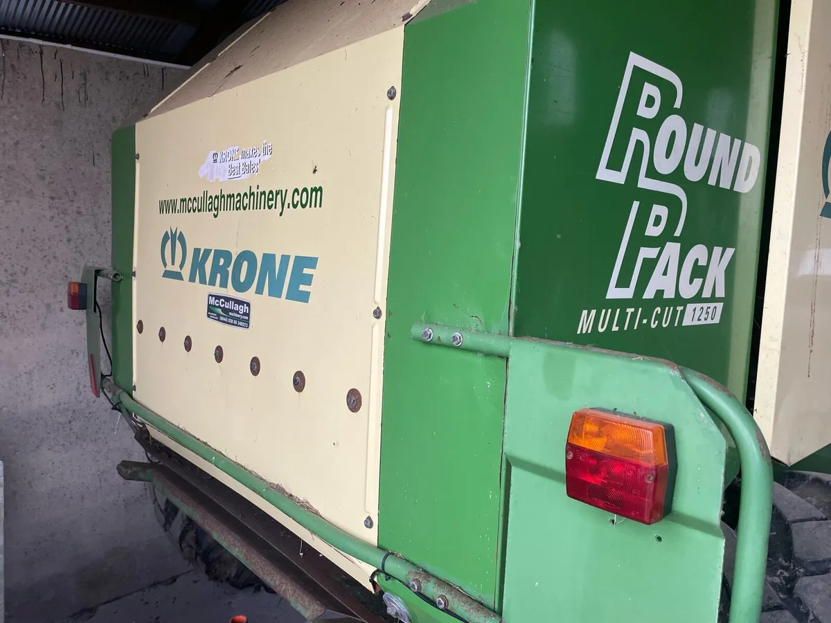 Krone roundpack 1250 clean baler £8000 plus vat - Image 4