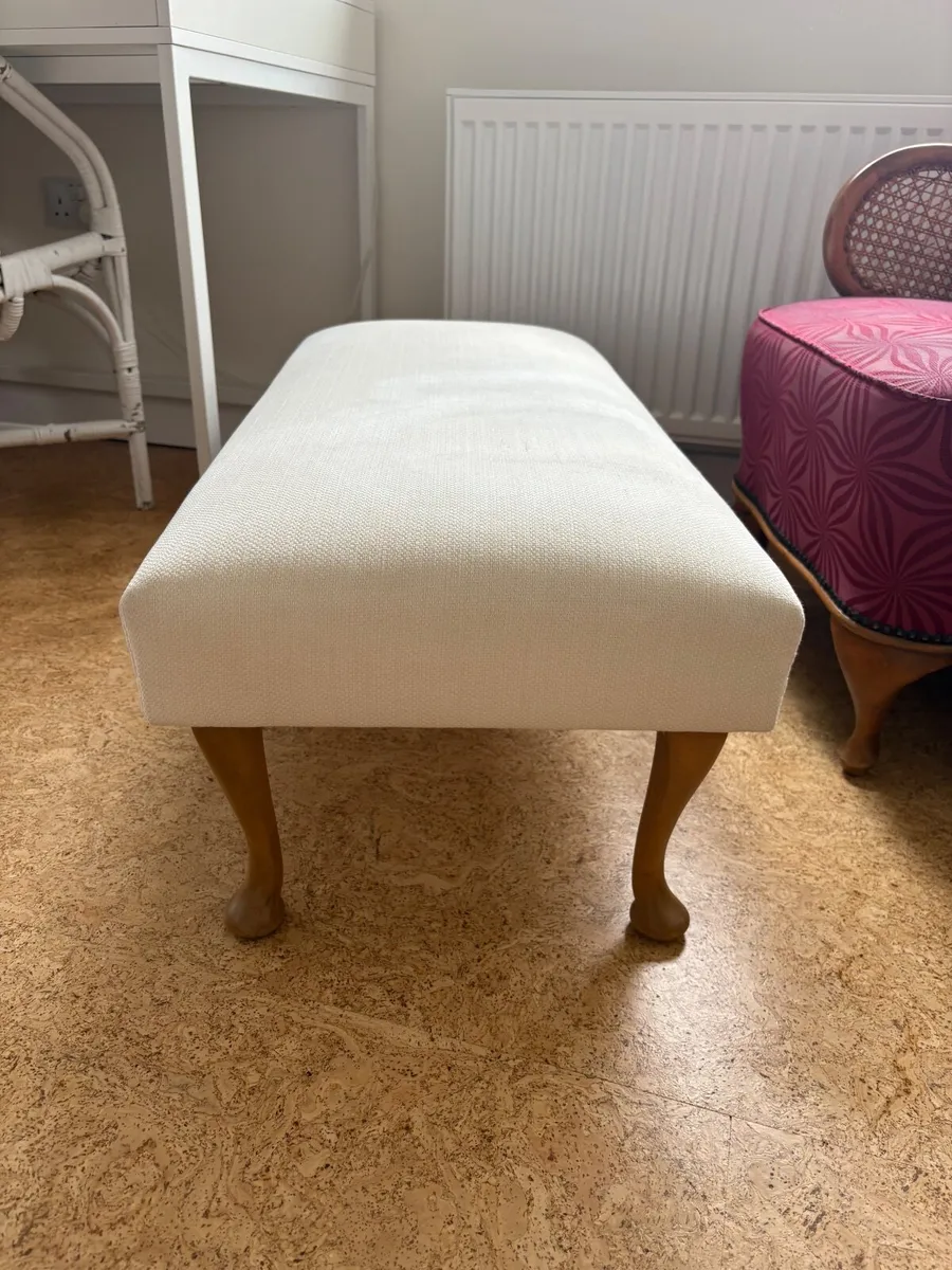 40/50s footstool / bench - Image 1