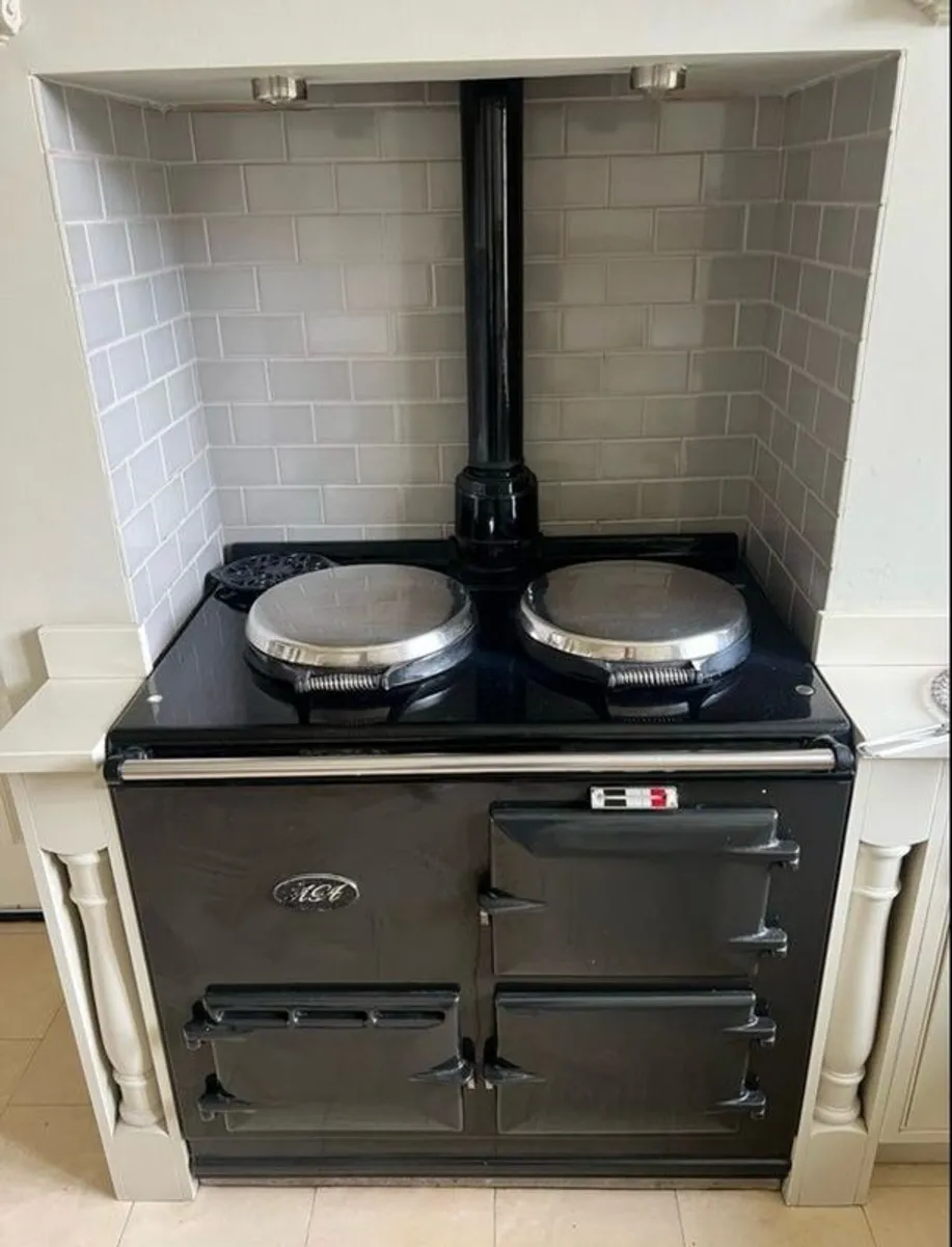 Aga gas cooker black Neptune rustic style - Image 1